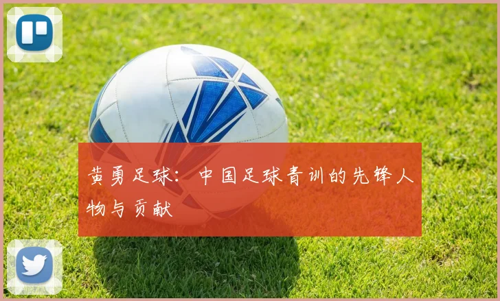 黄勇足球：中国足球青训的先锋人物与贡献